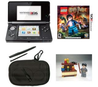 3DS Black System with Lego Harry Potter Game and Mini Lego Set