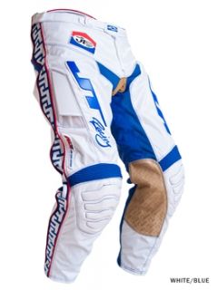 JT Racing Classick Pants   White/Blue 2012