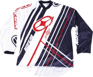 No Fear Proton Jersey   Black/Red 2012