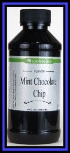 New Lorann Gourmet Mint Chocolate Chip Flavoring 4 oz 0850