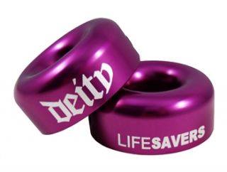 Deity Components Lifesaver End Caps  Purple 2012