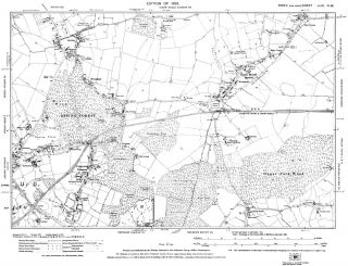 Epping NE North Weald Bassett Essex 1923 61 NW