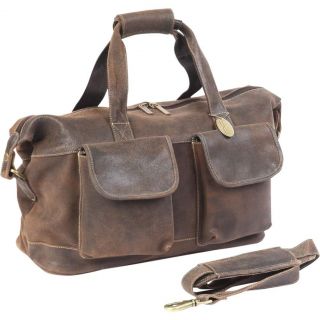 ClaireChase Versailles Distressed Leather Duffle Bag