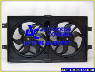 Cooling Fan Assembly Dual for Chrysler 300M 04 03 02 01 00 99 3 5 V6