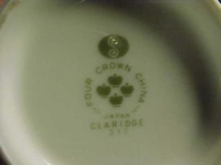 This is a lovely Four Crown China Claridge #317 Creamer. It is in