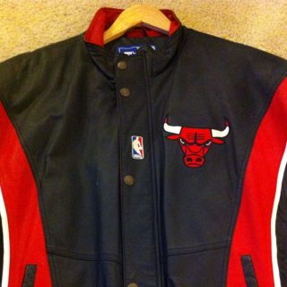  Chicago Bulls Leather Jacket