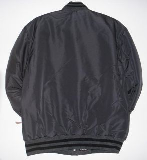 Size L NBA Chicago Bulls Wool Reversible Jacket Black Charcoal L
