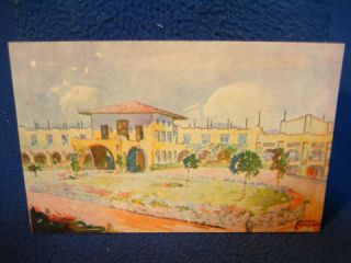 Hotel Chula Vista. Cuernavaca, Mexico. Fine vintage WWII era postcard
