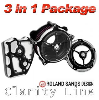 Roland Sands Design Clarity Package Contrast Cut for Harley Twin Cam