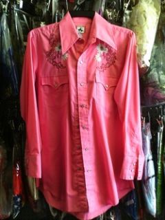vintage   Chute Brand Western Shirt   h bar c   scully   ely