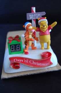 Tigger Pooh Talking Countdown to Christmas Clock
