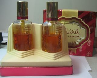  Revson CIARA Pure Perfume & 80 Strength Cologne .8oz Spray each