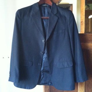 Dillards Class Club Boys Black Suit Blazer 3 Button Jacket and Pants