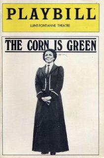 1983 PLAYBILL THE CORN IS GREEN WITH CICELY TYSON