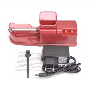 NEW Electric Cigarette Rolling Machine Roller DIY Tobacco Maker RED