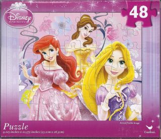 48 Piece Disney Princess Kids Puzzle 2 New