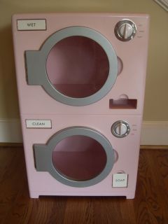 Pottery Barn Kids Play Kitchen Washer Dryer Retro Set Discontinued