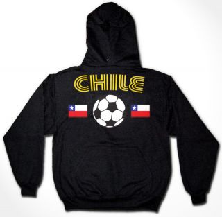 Chile Soccer Hoodie Hooded Sweatshirt Chilean Football