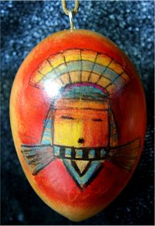  Ornaments Hand Crafted Egg Gourd Native Cindy Adams Design