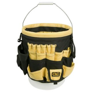 CLC 61 Pocket 3 5 to 5 Gallon Bucket Tool Bag Organizer