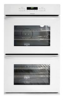  White 27 Double Electric Self Cleaning Wall Oven FFET2725LW