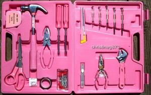 105 Pc SteelTec Ladies Pink Tool Box Toolbox Tools Set Kit NEW
