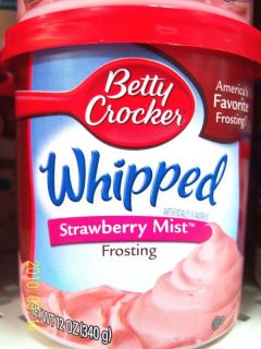 Betty Crocker Whipped or Creamy Cake Frosting 10 Flavs
