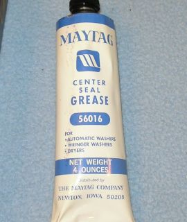Maytag No. 56016 Washer Dryer Center Seal Grease Tube in Box