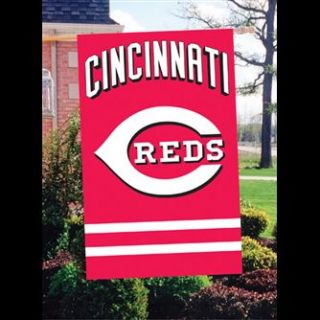 Cincinnati Reds Applique Embroidered Banner Flag MLB