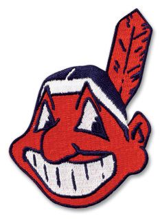 Cleveland Indians Sticker MLB Baseball Logo Patch Retail Value $4 00