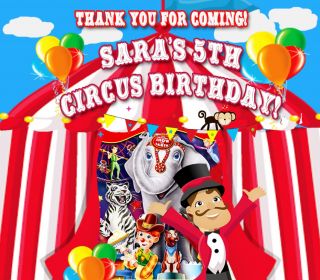 Circus Ticket Invitations VIP PASSES and Party Favors Many Designs