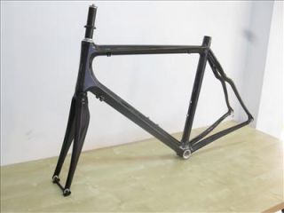  carbon 3K clear road bike frameset racing bicycle 700C 560mm fork EMS