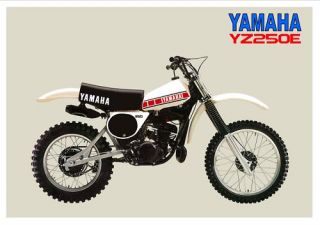  YZ250 YZ250E 1978 VMX Classic Motocross Suitable to Frame