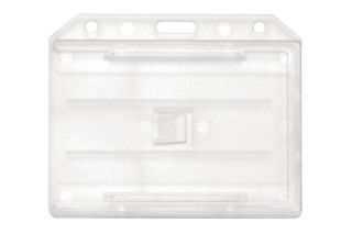 Clear 2 Sided Horizontal Multiple ID Card Holder 1840 3050