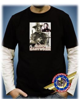 Clint Eastwood  Western Movie Star  Personalized T Shirts