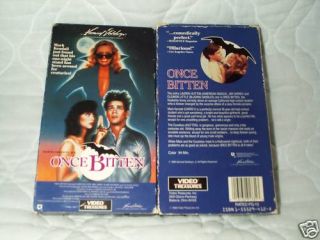  Bitten VHS Jim Carrey Lauren Hutton Cleavon Little 028485151154