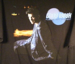 Chris Isaak Always got Tonight 2002 Concert Tour 2 x Large T Shirt Tee