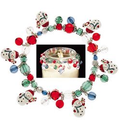 NEW Clementine Design Jar Candy Candle Charms Christmas Snowman