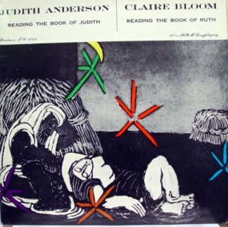 Judith Anderson Claire Bloom Book of Judith Ruth LP VG TC 1052 Vinyl