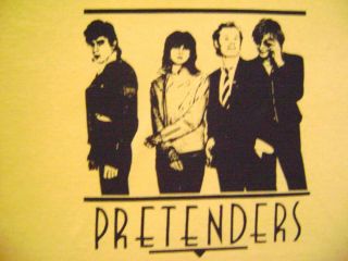 The Pretenders Vintage Retro Style T Shirt Chrissie Hynde