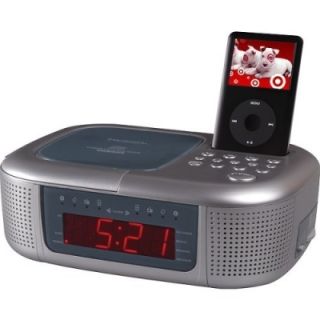 Emerson IC2196 iPod Phone Dock Alarm Clock Radio CD New