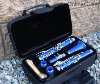2012 Model Blue BB Clarinet w Case Yamaha Care Kit