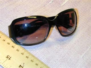 New Authentic Coach Christiana S618 Black Sunglasses