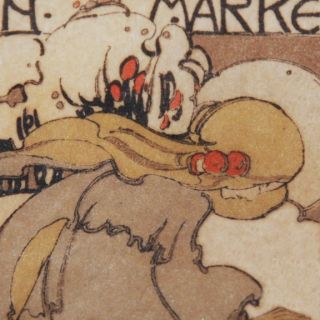 Exrare Jessie King 1914 Goblin Market Rossetti Art Nouveau Gowans
