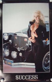 Clenet Success Car Auto Promo Sexy Original Poster 1984