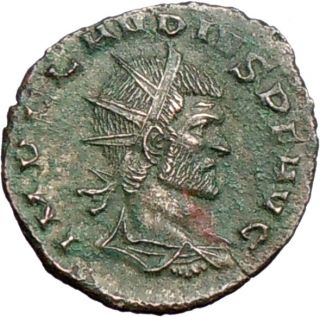 Claudius II Gothicus 268AD Authentic Ancient Roman Coin Fides Trust