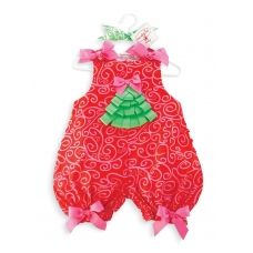 Mud Pie Baby Christmas Tree Bubble Jumper Outfit Sz 0 6