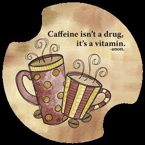 Carsters Caffeine Vitamin S2 Thirstystone Car Coasters