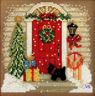 Mill Hill Buttons and Beads Cross Stitch Kit 5 x 5 ~ HOME FOR