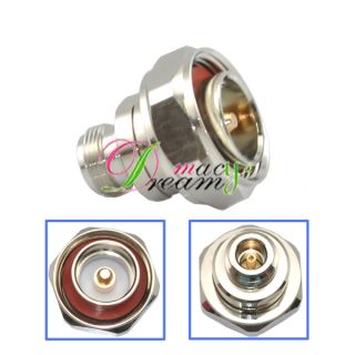 DIN 7 16 Male to N Female Connector Coaxial Adapter